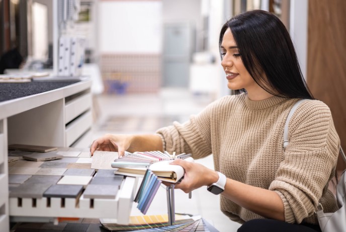 какая затирка подойдет к коричневой плитке
