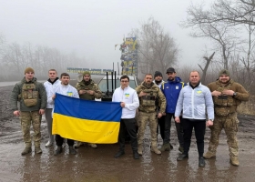 Валерій Дубіль і БФ молодіжної ініціативи «Надія» із 200-ою гуманітарною місією на Сіверському та Купʼянському напрямках